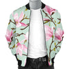 Magnolia Pattern Print Design MAG04 Men Bomber Jacket