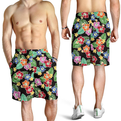 Hawaiian Themed Pattern Print Design H010 Mens Shorts
