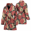 Camellia Pattern Print Design CM01 Women Bathrobe