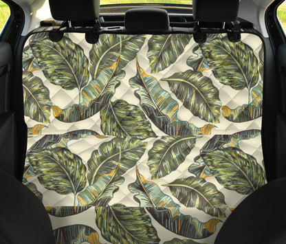 Banana Leaf Pattern Print Design BL08 Rear Dog  Seat Cover