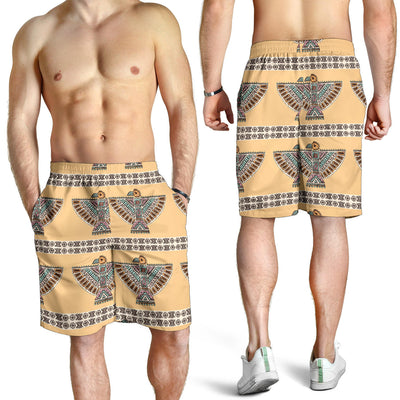 Native American Eagle Pattern Mens Shorts