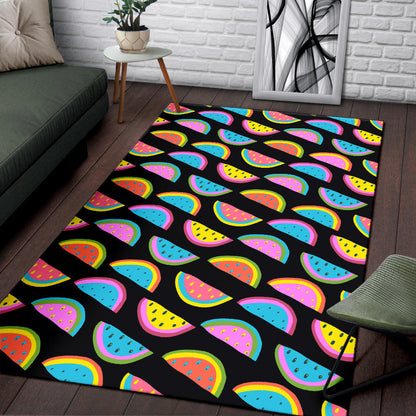 Watermelon Pattern Print Design WM08 Area Rugs