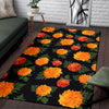 Marigold Pattern Print Design MR05 Area Rugs