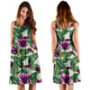 Magnolia Pattern Print Design MAG07 Midi Dress