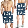 Polar Bear Pattern Print Design A02 Mens Shorts