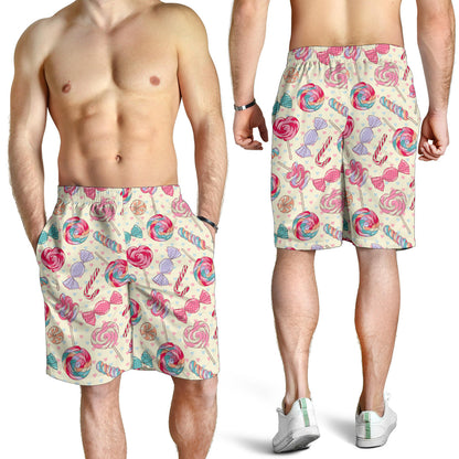 Candy Pattern Print Design CA04 Mens Shorts