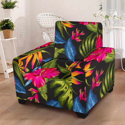 Bird Of Paradise Pattern Print Design BOP014 Armchair Slipcover