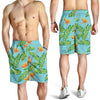 Bird Of Paradise Pattern Print Design BOP04 Mens Shorts