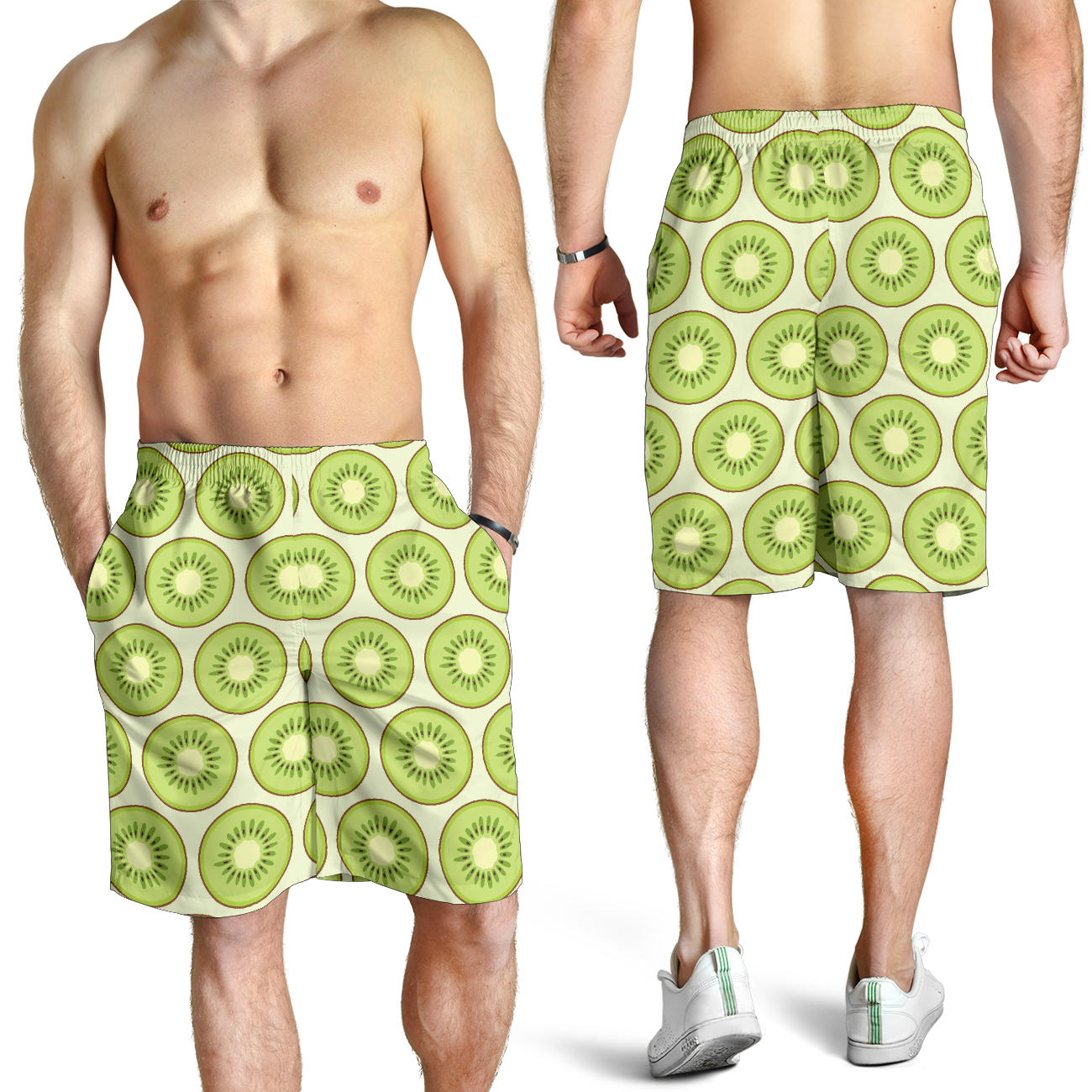 Kiwi Pattern Print Design KW02 Mens Shorts