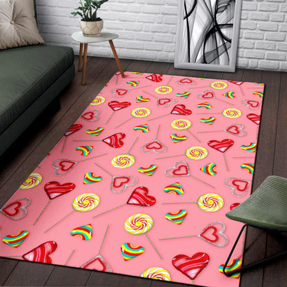 Lollipop Pattern Print Design LL05 Area Rugs