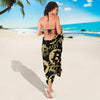 Bitcoin Pattern Print Design DO06 Sarong Pareo Wrap