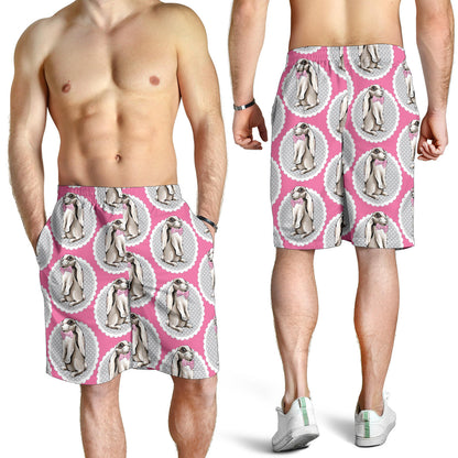 Rabbit Pattern Print Design RB019 Mens Shorts