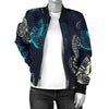 Monarch Butterfly Pattern Print Design 01 Women's Bomber Jacket