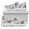 Butterfly Pattern Sneakers White Bottom Shoes