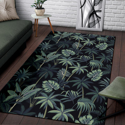 Rainforest Pattern Print Design RF02 Area Rugs