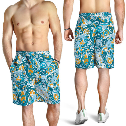 Funky Retro Pattern Print Design A03 Mens Shorts