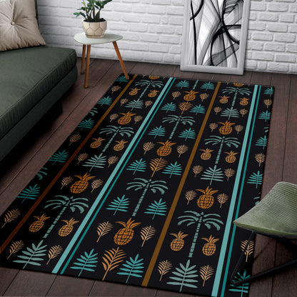 Hawaiian Themed Pattern Print Design H023 Area Rugs