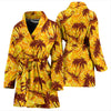 Palm Tree Pattern Print Design PT012 Women Bathrobe