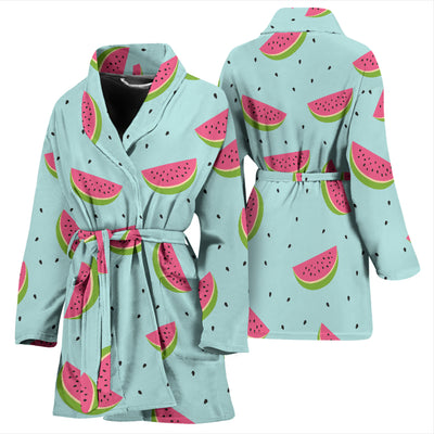 Watermelon Pattern Print Design WM06 Women Bathrobe