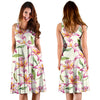 Lily Pattern Print Design LY011 Midi Dress