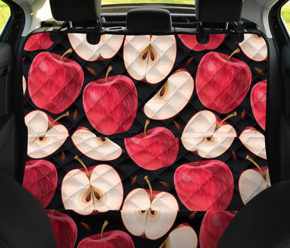 Apple Pattern Print Design AP02 Rear Dog  Seat Cover