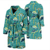 Sea Turtle Pattern Print Design T08 Men Bathrobe