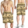 Horse Pattern Prnt Mens Shorts