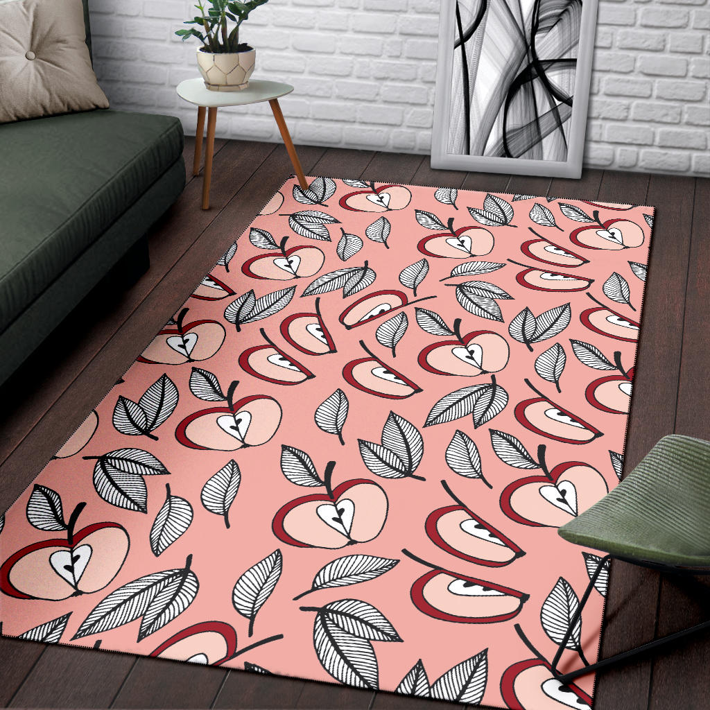 Apple Pattern Print Design AP04 Area Rugs