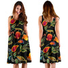 Tulip Boho Pattern Print Design TP09 Midi Dress