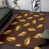 Taco Pattern Print Design TC08 Area Rugs