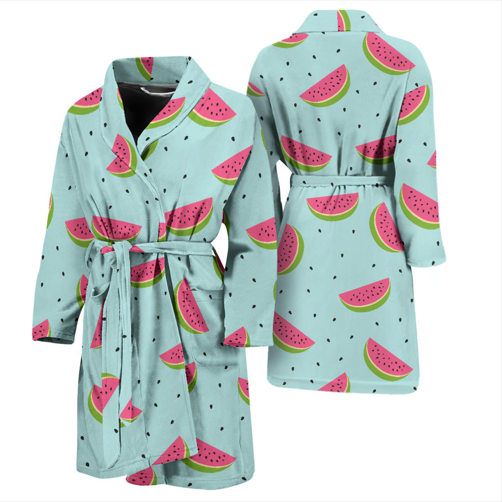 Watermelon Pattern Print Design WM06 Men Bathrobe