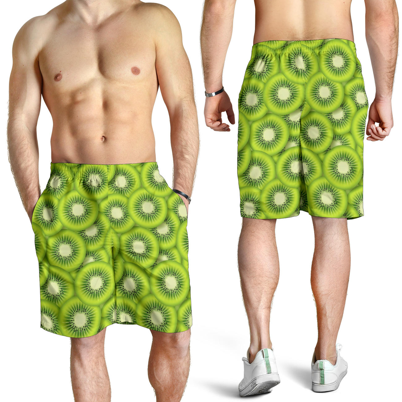 Kiwi Pattern Print Design KW01 Mens Shorts