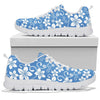 Hibiscus Pattern Print Design HB09 Sneakers White Bottom Shoes