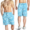 Ocean Wave Pattern Print Design A01 Mens Shorts