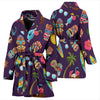 Hawaiian Themed Pattern Print Design H024 Women Bathrobe