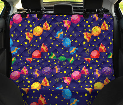 Candy Pattern Print Design CA06 Rear Dog  Seat Cover