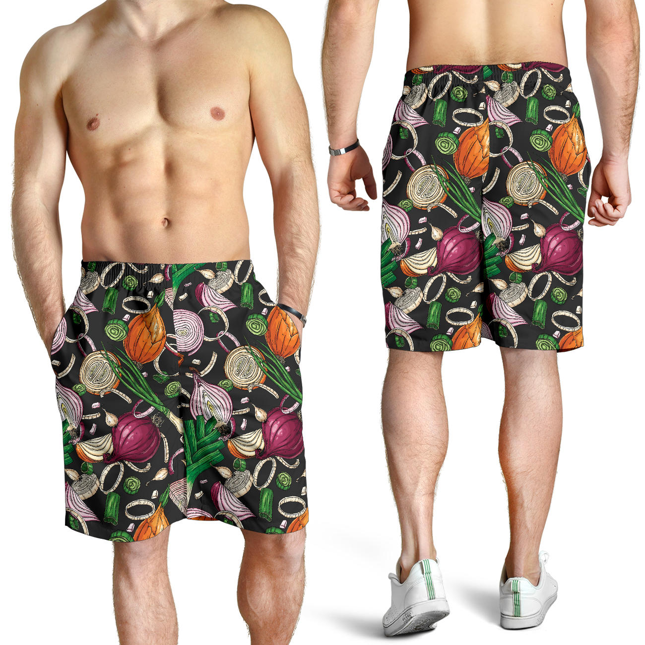Onion Pattern Print Design A03 Mens Shorts