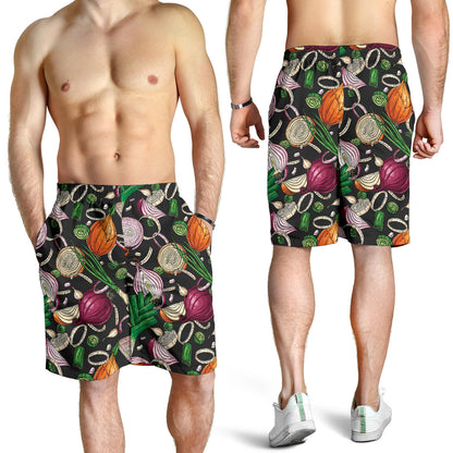 Onion Pattern Print Design A03 Mens Shorts