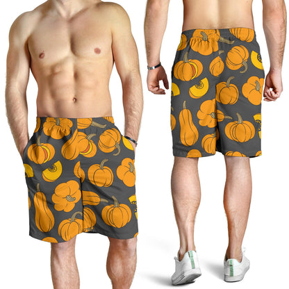 Pumpkin Pattern Print Design A03 Mens Shorts