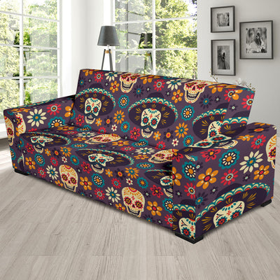 sugar skull Maxican Pattern Sofa Slipcover