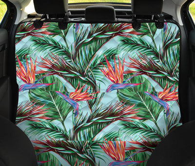 Bird Of Paradise Pattern Print Design BOP01 Rear Dog  Seat Cover