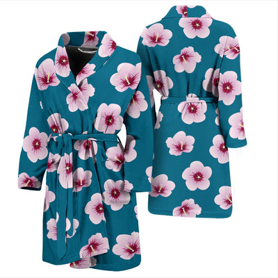 Cherry Blossom Pattern Print Design CB08 Men Bathrobe