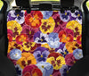 Pansy Pattern Print Design PS01 Rear Dog  Seat Cover