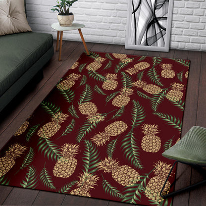 Pineapple Pattern Print Design PP013 Area Rugs