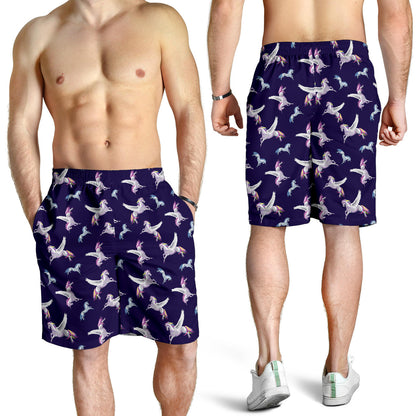 Pegasus Pattern Print Design 02 Mens Shorts