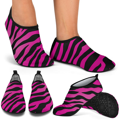 Pink Zebra Aqua Water Shoes