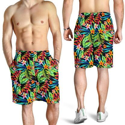 Heliconia Pattern Print Design HL09 Mens Shorts