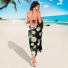 Daisy Pattern Print Design DS07 Sarong Pareo Wrap