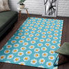 Daisy Pattern Print Design DS03 Area Rugs