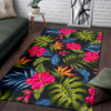 Bird Of Paradise Pattern Print Design BOP014 Area Rugs